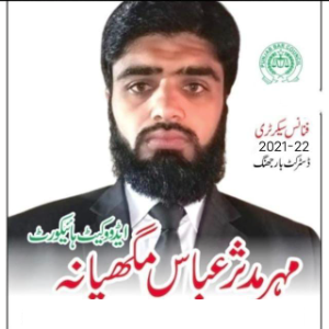 Advocate Mudassar Abbas Mighiana